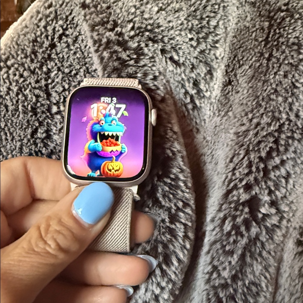 Apple Watch with Silver Band